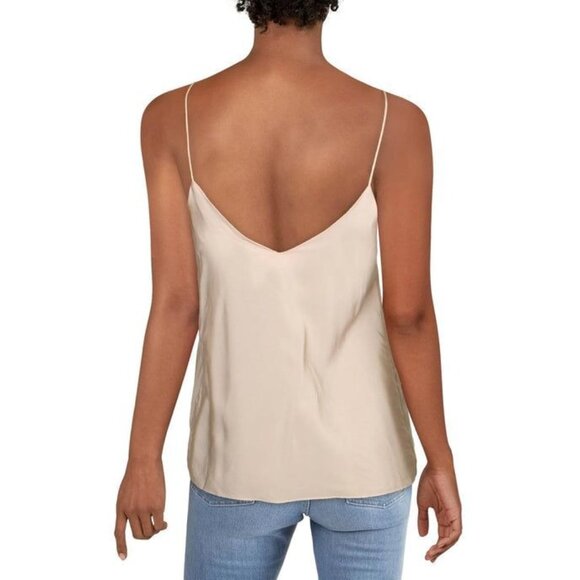 Amanda Uprichard Bourbon Blush Pink V-Neck Cami Silk - Picture 2 of 6